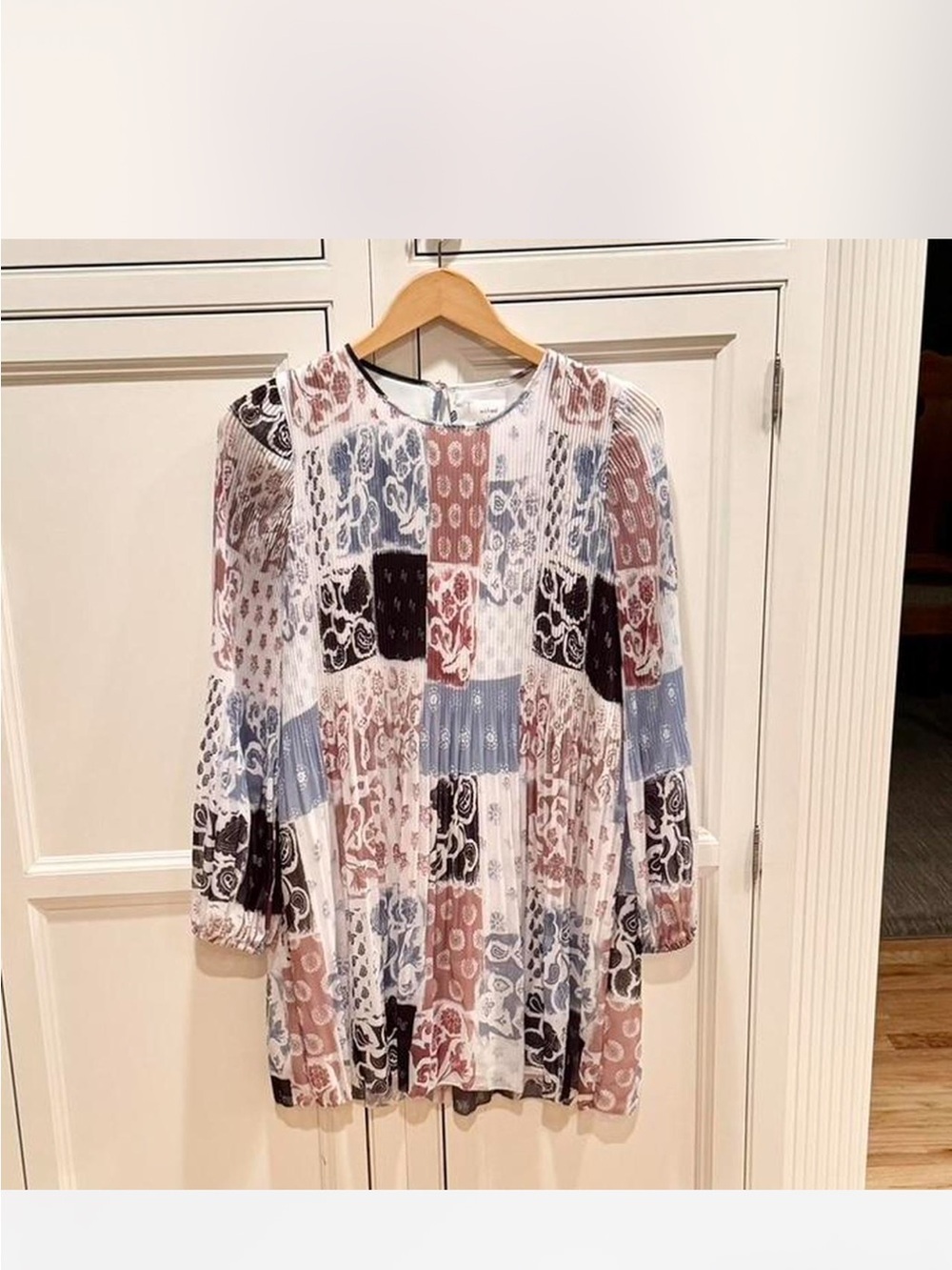 Aritzia Wilfred Pleated Daydreamer Mini Dress Size XXS